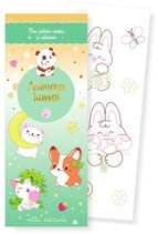 Kleine kleurkaarten - Animaux kawaï (kawaï dieren)