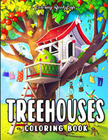 Coloring Book Cafe - Treehouses Coloring Book