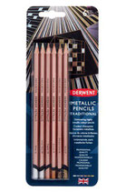 Derwent Metallic Traditional blister 6 pencils