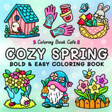 Coloring Book Cafe - Cozy Spring