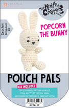 The Knitty Critters Pouch Pals - Popcorn the Bunny
