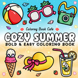 Coloring Book Cafe - Cozy Summer