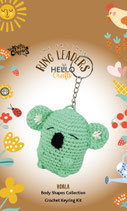 The Knitty Critters Crochet Keyring Kit - Koala