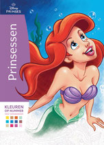 Disney Prinsessen - Kleuren op nummer - Nederlandse versie