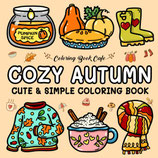 Coloring Book Cafe - Cozy Autumn