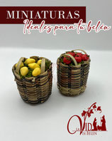 Capazo con frutas (4415)