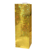 BOLSA BOTELLA HOLOGRAMA ORO