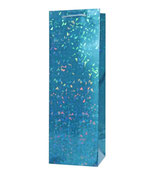 BOLSA BOTELLA HOLOGRAMA AZUL