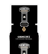 Gemini Playing Cards - Casino Black / ジェミナイ デック（カジノ ブラック）