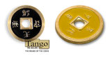 Dollar Size Chinese Coin (Black and Yellow) / ワンダラー サイズ チャイニーズコイン（黒/黄）