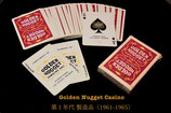 Golden Nugget Casino Playing Cards (1st Generation) / ゴールデンナゲット カジノ デック 第１年代 製造品（1961-1965）