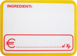 Segnaprezzi "Ingredienti"