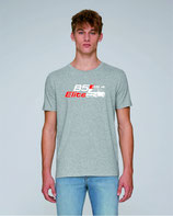 RS4 B5 Elite T-Shirt - heater grey - zweifärbiger DRUCK