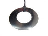 Pendentif Shungite cercle troué Ref : 1883 PENS