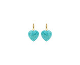 Turquoise Heart Earrings