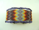 Bracelet Amérindien avec cordon violet