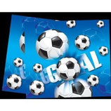 Fussball blau Tischdecke