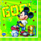 Mickey Mouse Goal Servietten