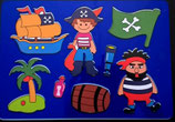 Malschablone Piraten