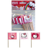 Muffin Deko Fähnchen Hello Kitty