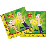 Phineas & Ferb Servietten