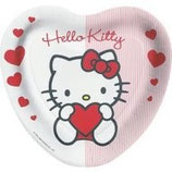 Hello Kitty Sweet Heart Herz Partyteller