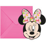 Minnie Mouse Summer Einladungskarten