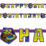 Ninja Turtles Happy Birthday Girlande