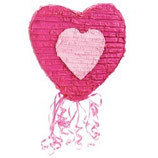 Piñata Herz rosa/pink