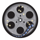 Kino Hollywood Filmrolle kleine Partyteller