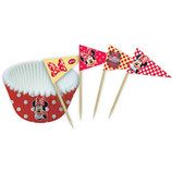 Muffinförmchen Minnie Mouse mit Picker