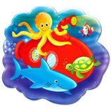Unterwasser Party Snackteller aus Melamin