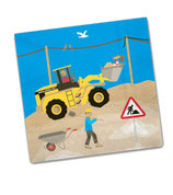 Baustelle Bagger Servietten