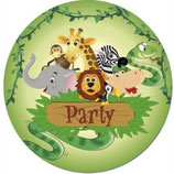 Dschungel grün Partyteller