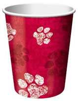 Hunde Pfoten Partybecher