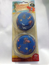 Muffinförmchen Capt'n Sharky