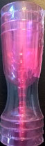 Plastik Weingläser pink