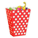 Punkte rot weiss Geschenkebox
