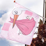 Fahne Storch Girl