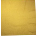 Uni Farben Gold Servietten