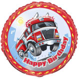 Feuerwehr rund Folienballon