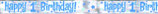 1st Birthday Boy Happy Birthday Banner