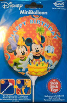 Mickey Mouse Mini Folienballon zum selber Aufblasen
