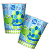 1st Birthday Boy Schildkrötchen Partybecher