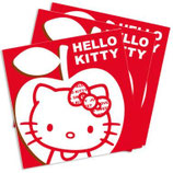 Hello Kitty Apple Servietten