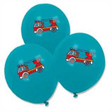 Feuerwehr blaue Latexballons