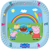 Peppa Pig Partyteller eckig