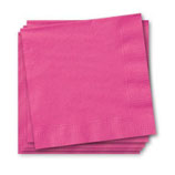Uni farben pink Servietten