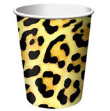 Dschungel Leopard Partybecher