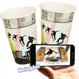Skater Partybecher